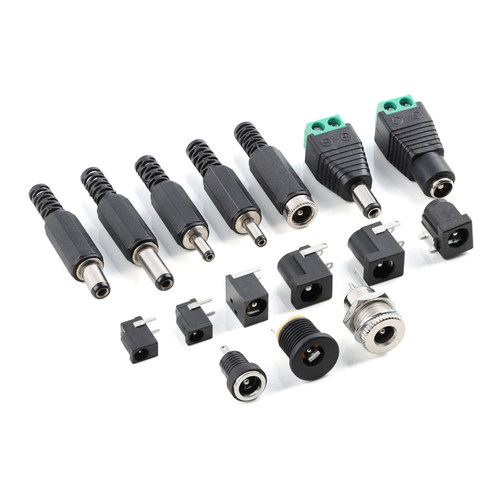 DC电源插头插座 002/005 3.5-1.1/1.35 5.5-2.1/2.5MM 直流耐高温 - 图0