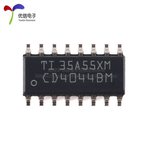 原装正品 贴片 CD4044BDR SOIC-16 四路与非R/S锁存器芯片 - 图1