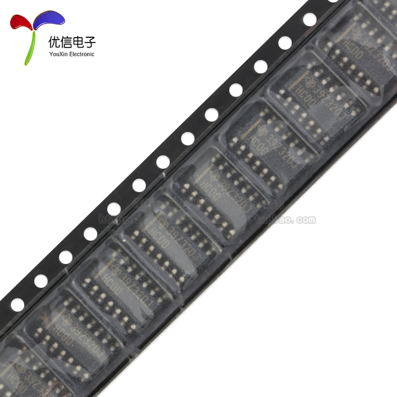 原装正品 SN74HC00DR SOIC-14 四路2输入正与非门 贴片逻辑芯片 - 图2