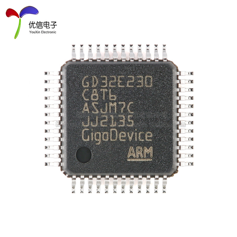 原装GD32E230C8T6 LQFP-48 ARM Cortex-M23 32位微控制器-MCU芯片-图1