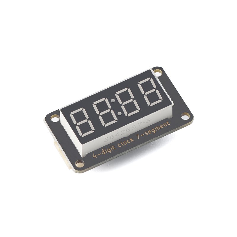 4-digit clock 7 segment 0.36寸4位时钟LED数码管模块TM1637驱动-图0