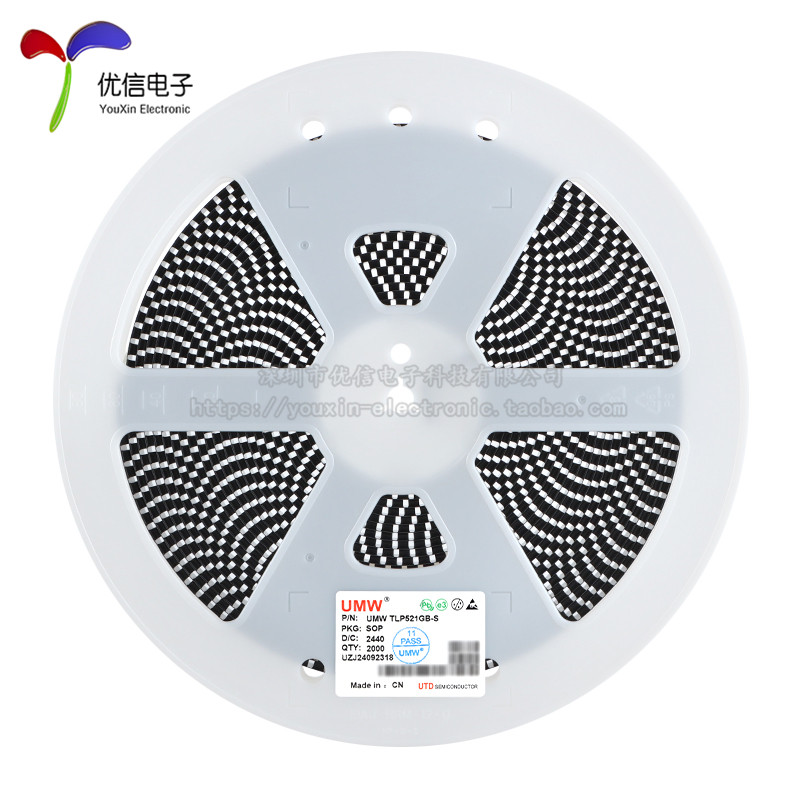 原装正品 UMW TLP521GB-S SMD-4 光电晶体管输出光电耦合器芯片 - 图1