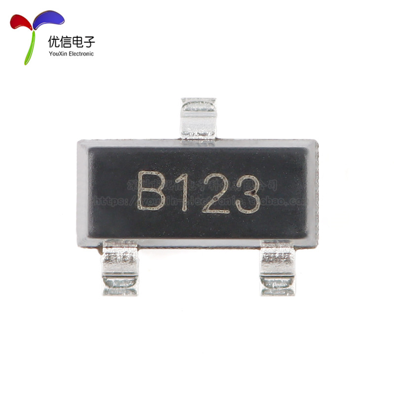 原装正品 BSS123 B123 SOT-23 N沟道 100V 170mA MOSFET场效应管 - 图2