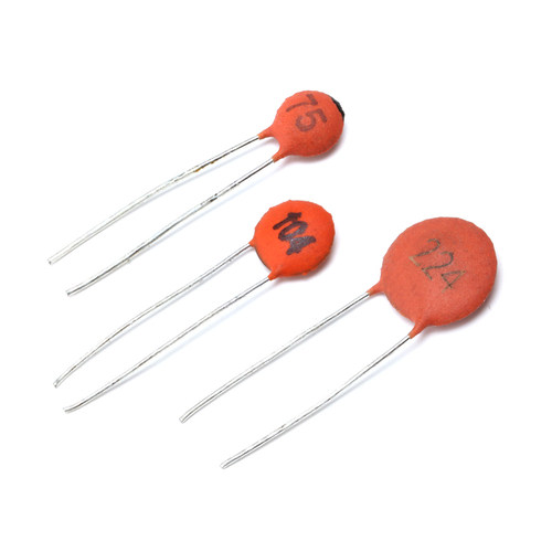 直插瓷片电容器10pF20pF22pF30pF33pF47pF100pF1nF2.2nF10nF100nF - 图0