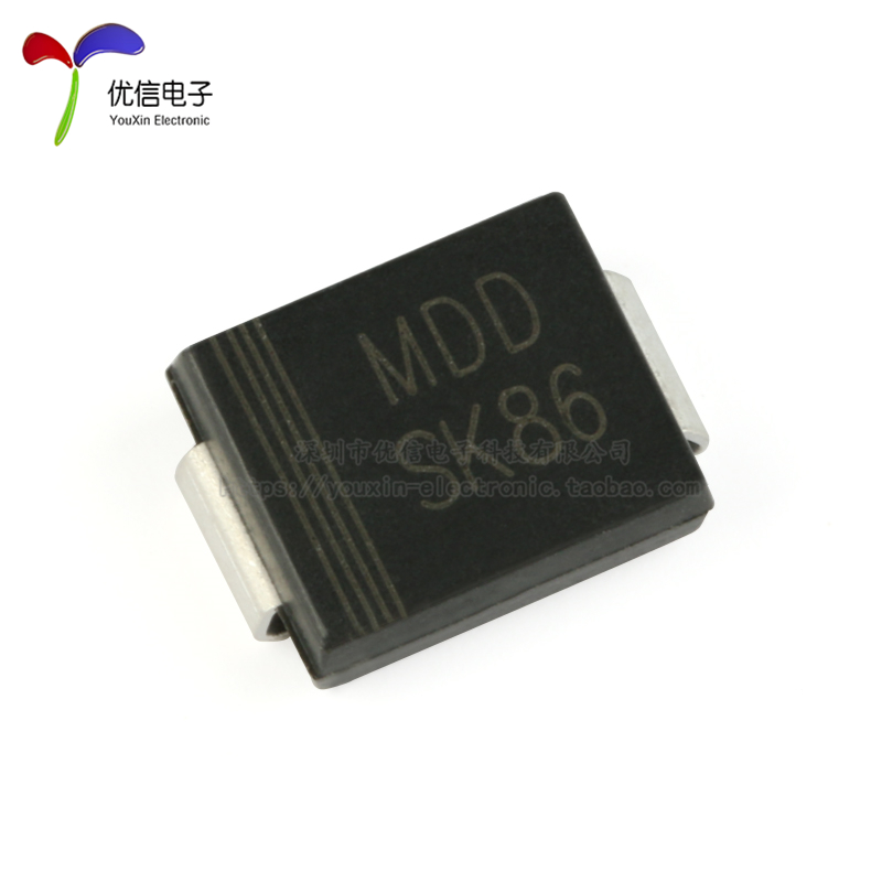 原装正品 SK86 SMC(DO-214AB) 60V/8A贴片肖特基二极管整流器 5只 - 图0