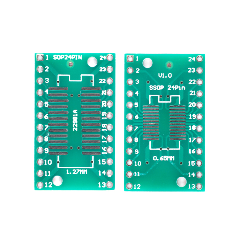 贴片转直插转接板 SOP24/SSOP24/TSSOP24转DIP  脚距0.65/1.27mm - 图0