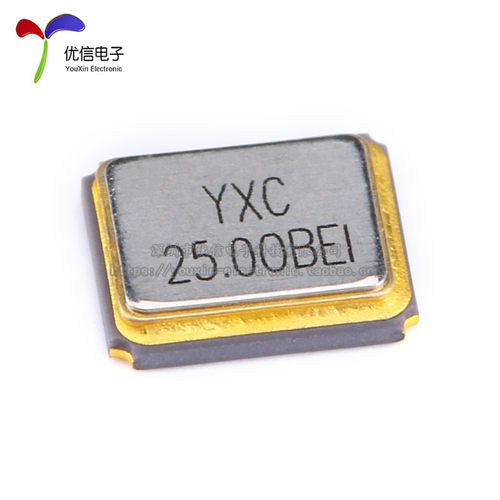 3225贴片无源晶振/YSX321SL 25MHz 10ppm 12pF X322525MOB4SI 4脚 - 图1