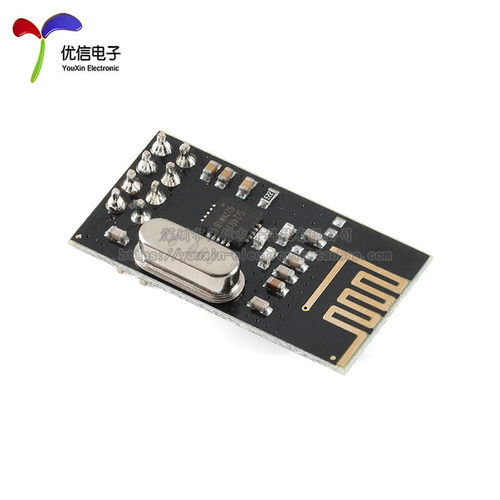 【优信电子】NF-01-S改进型SI24R1 2.4G无线遥控SPI透传模块 - 图1