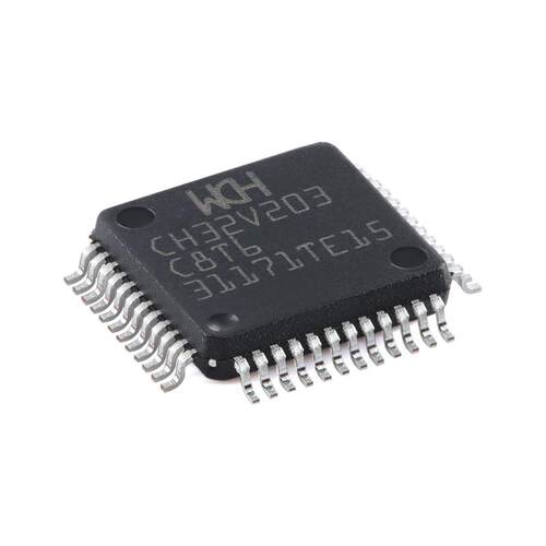 原装正品CH32V203C8T6 LQFP-48 RISC-V内核 32位微控制器-MCU - 图0