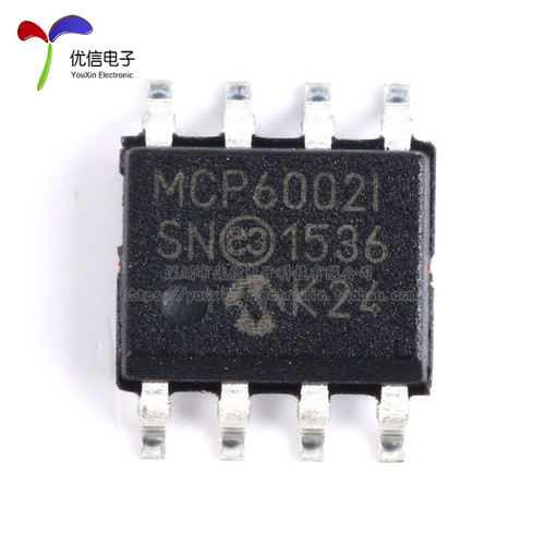 原装正品 贴片 MCP6002T-I/SN SOP-8 双通道运算放大器芯片 1.8V - 图0