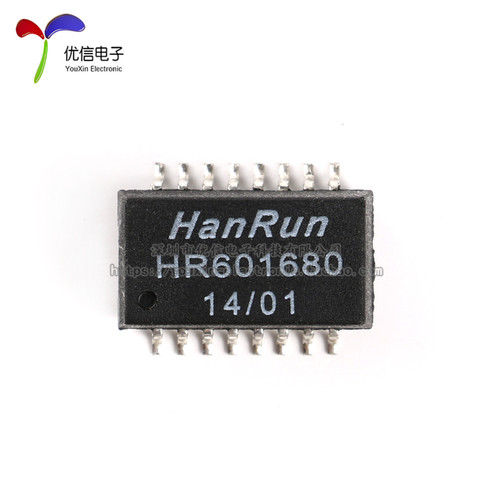 原装正品 贴片 HR601680 芯片 以太网变压器模块SOP-16 - 图0