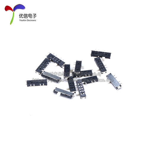 拨动开关 贴片 7脚两档/8脚三档 MSK-12C02/MSK-02（10只） - 图0