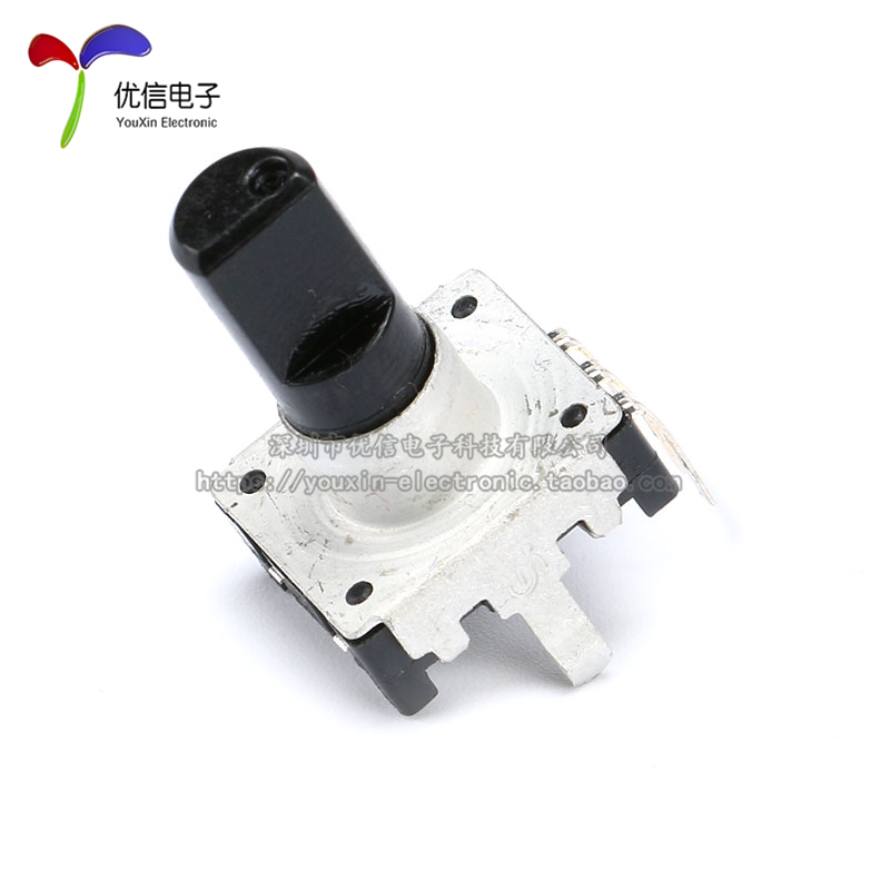 【优信电子】EC12 E12音响编码器/360°旋转编码器 三脚 柄长15MM - 图0