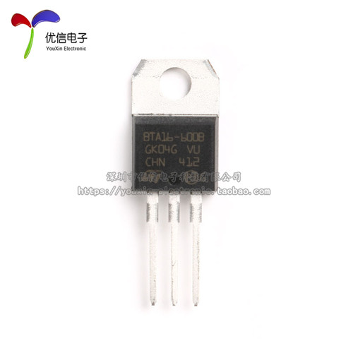 原装正品 BTA16-600BRG TO-220 三端双向可控硅 16A 600V - 图0