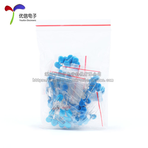 2KV高压瓷片电容包 常用元件包 102K-681K  共10种每种各10只 - 图0