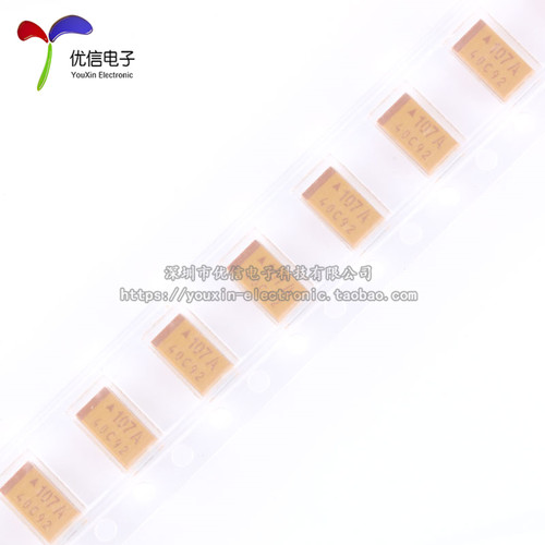 原装正品 贴片钽电容 6032C 10V 100UF ±20% TAJC107M010RNJ - 图2