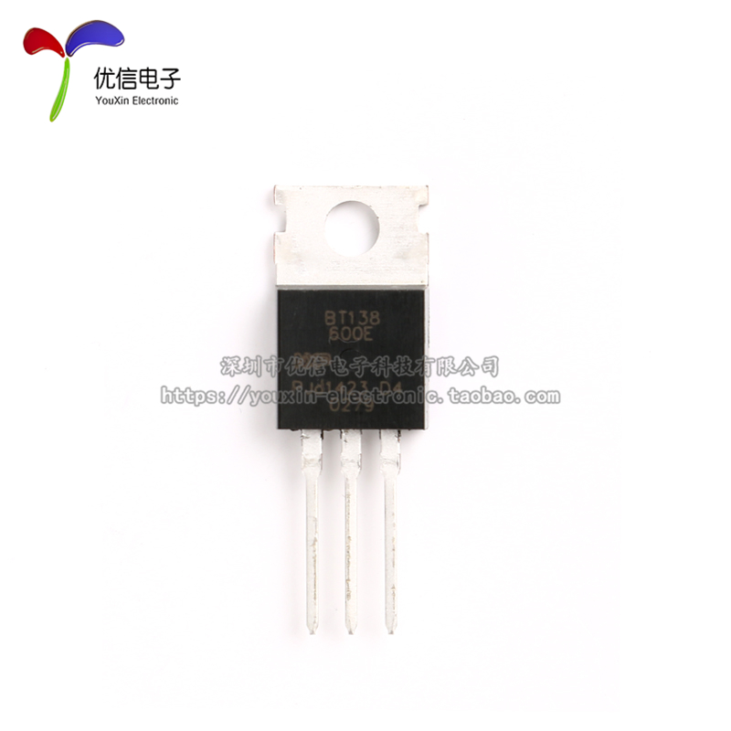 原装正品 BT138-600E,127 TO-220三端双向可控硅 12A 600V-图0