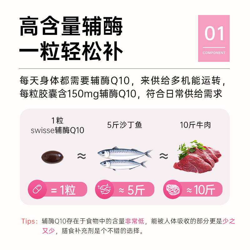 澳洲原装Swisse斯维诗辅酶q10备孕胶囊q10辅酶保护心脏官方旗舰店-图0