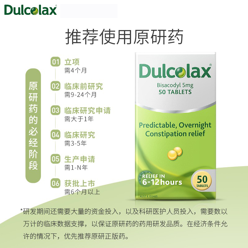 德国Dulcolax乐可舒通便丸清肠排便秘神器泻药进口OTC非酚酞 - 图0