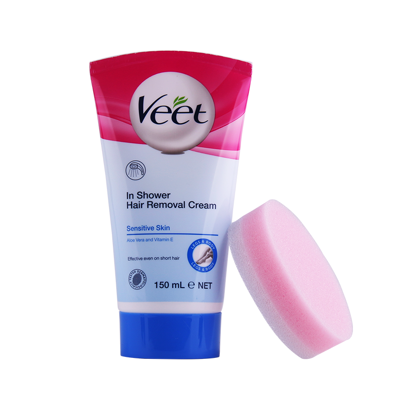 ChemistWarehouse海外旗舰店送海绵 Veet薇婷芦荟温和敏感肌脱毛膏全身可用丝滑比基尼法国0