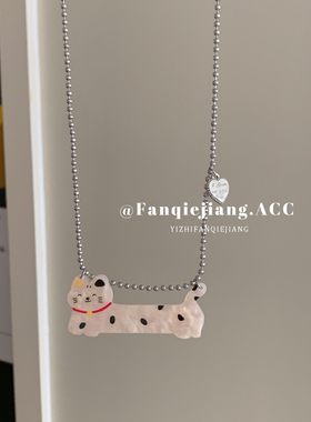 小众招财猫2024新款项链