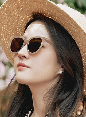 刘亦菲许红豆同款眼镜男女显脸小