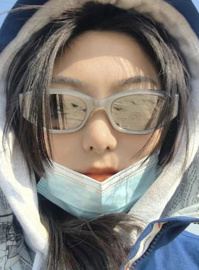 gm新款猫眼眼镜女高级感防晒墨镜
