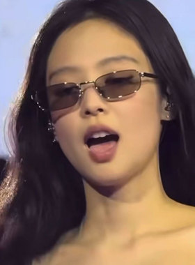 复古简约窄框小脸防紫外线墨镜女