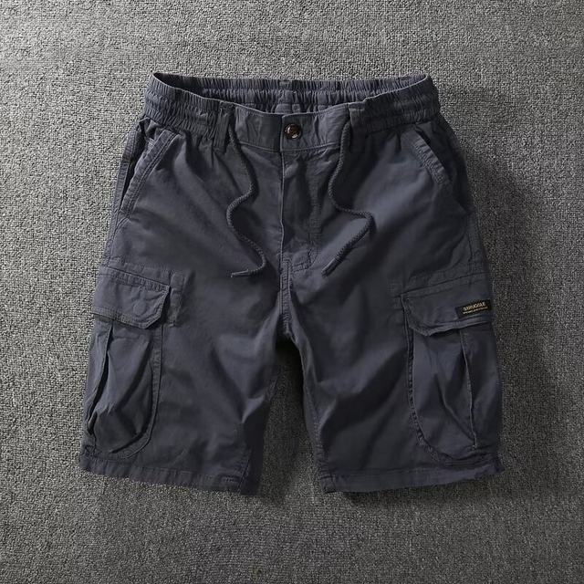 Japanese fashion brand dirty and wear-resistant pure cotton tool shorts for men