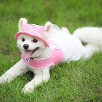 Pet Princess Cap Mesh Cloth Breathable Sun Hat Pooch pooch Ears Gift Hat Mini Dog Kitty Summer Sun Hat