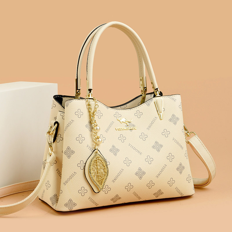 袋鼠专柜复古手提包中年妈妈包女士斜挎包2026新款真皮包包大气潮,淘宝优惠券,粉丝福利购,淘宝优惠卷