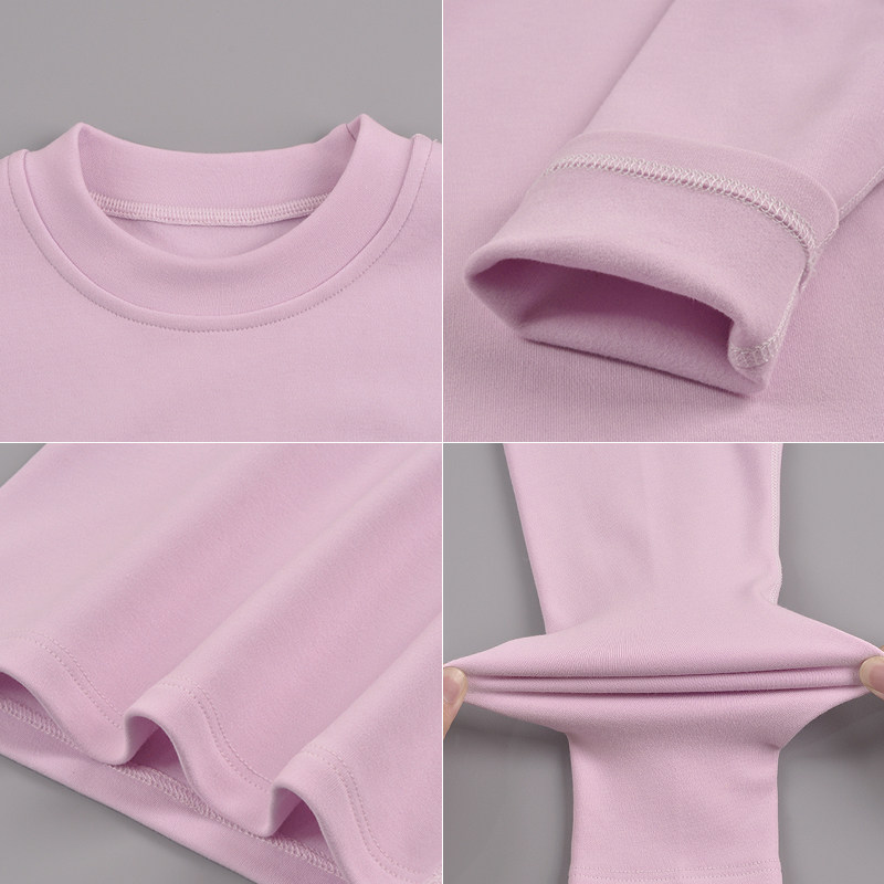 三优贝贝德绒儿童家居服保暖内衣无痕自发热冬季女童秋衣秋裤套装,淘宝优惠券,粉丝福利购,淘宝优惠卷