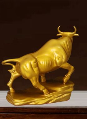 全铜装饰中式旺市牛摆件