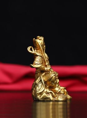 中式全铜玄天上帝摆件家居玄关