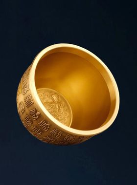 全铜百福缸招财摆件聚宝盆工艺品