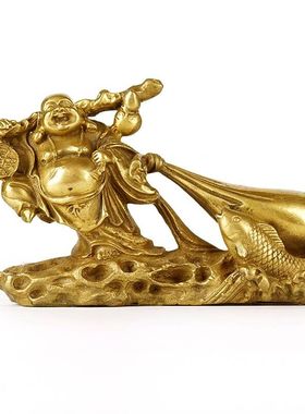 黄铜弥勒佛像开业礼品布袋和尚