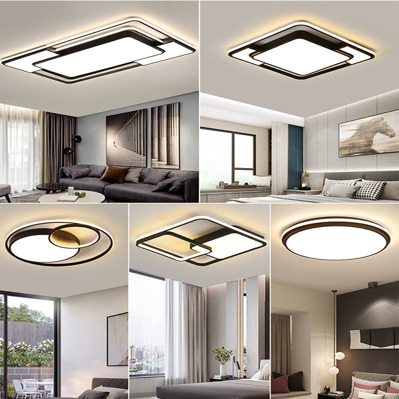 大气客厅主灯餐厅卧室灯现代简约led北欧吸顶灯全屋套餐灯具组合_虎窝淘