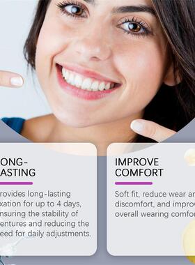 Thermoplastic Denture Adhesive 假牙固定粘合剂 提高舒适感