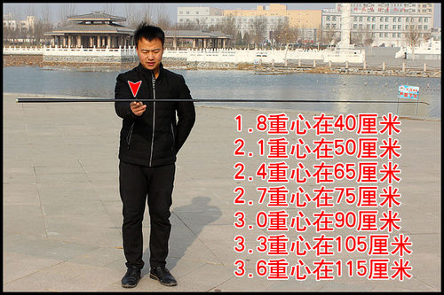 瀚鳟飛鲟碳素黑棍20H超硬19调狂拉硬拽大物棚钓鱼竿罗飞巨物精品 - 图3