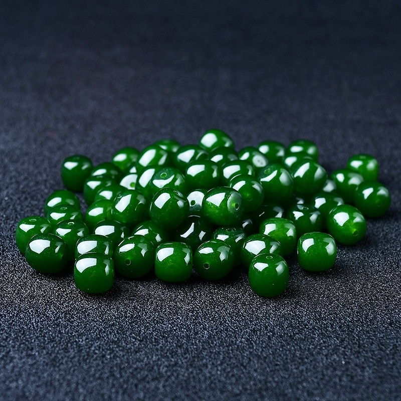 俄罗斯碧玉老型珠鼓珠散珠桶珠玉石玉髓diy手工串珠手链配饰配件,淘宝优惠券,粉丝福利购,淘宝优惠卷