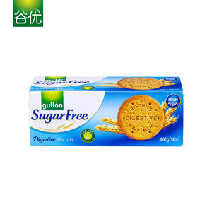 谷优西班牙进口低糖全麦消化饼干400g营养饱腹休闲代餐高纤维零食