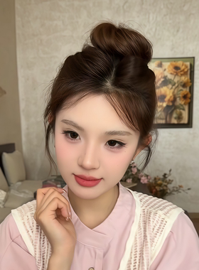 公主头隐形倒插梳发夹女成人浏海碎发整理神器高颅顶蓬松梳子发夹