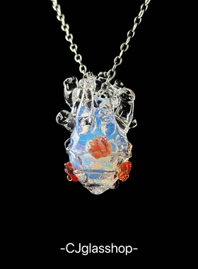 原创纯手工琉璃纯银项链闺蜜礼物