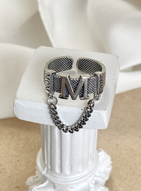 韩国东大门s925纯银m流苏链条