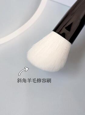 沧州羊毛斜角腮红刷动物毛修容刷