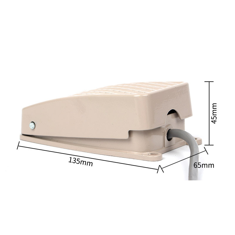 脚踏开关自锁/复位 踏板电源控制器开关TFS-2 脚踩开关带线1米,淘宝优惠券,粉丝福利购,淘宝优惠卷