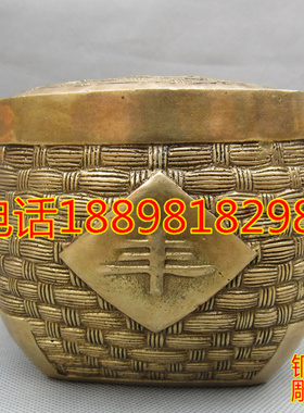 铜五谷丰登丰收摆件招财中式门厅