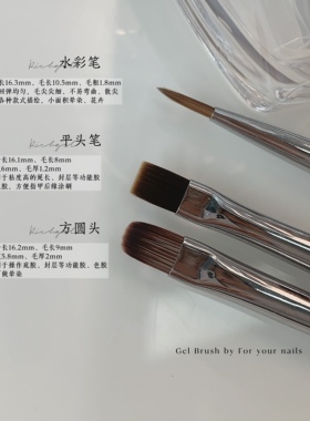 Richge美甲专用光疗笔彩绘拉线笔