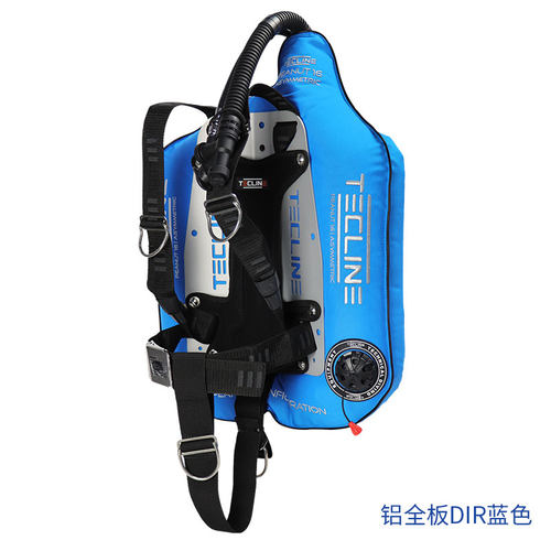 铝全Tecline Peanut 13&16不对称单瓶潜水背飞BCD铝全板DIR超轻 - 图3