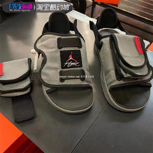 JORDAN LS SLIDES可拆卸口袋机能鞋沙滩休闲凉鞋 CZ0791-001-002-图0